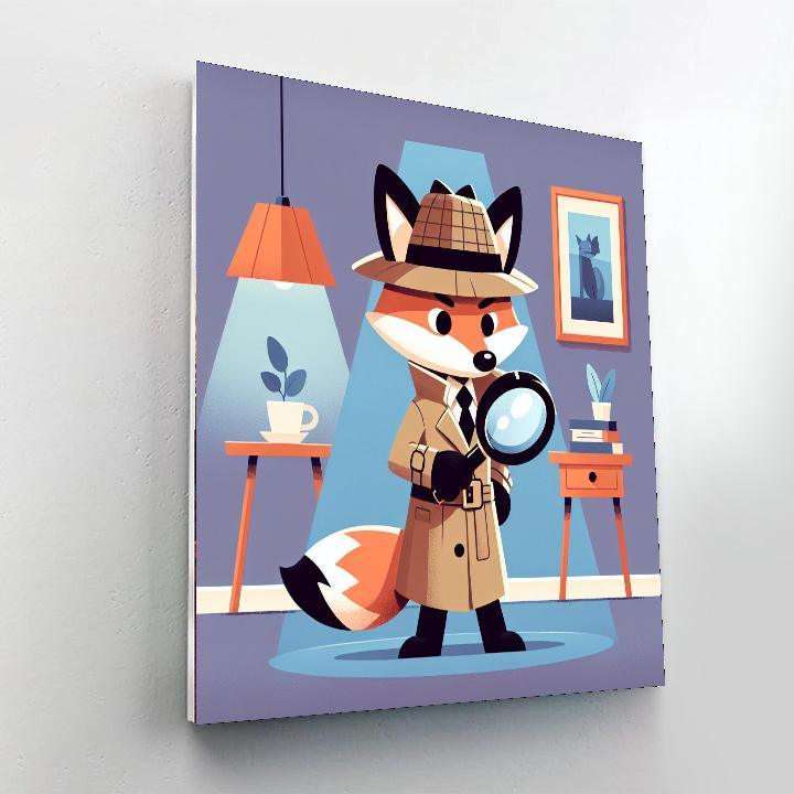 Mystery Detective's Hunt Painting By Numbers Kit