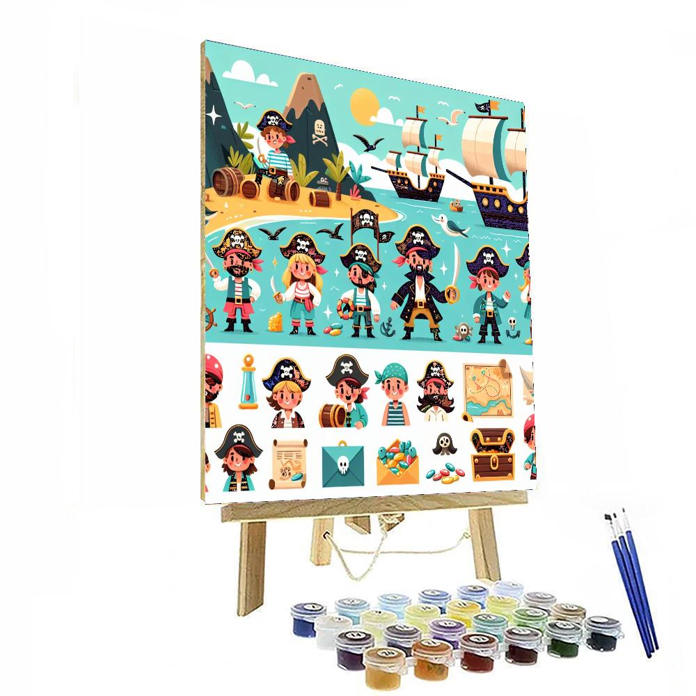 Pirate Cove Quest DIY Paint By Numbers