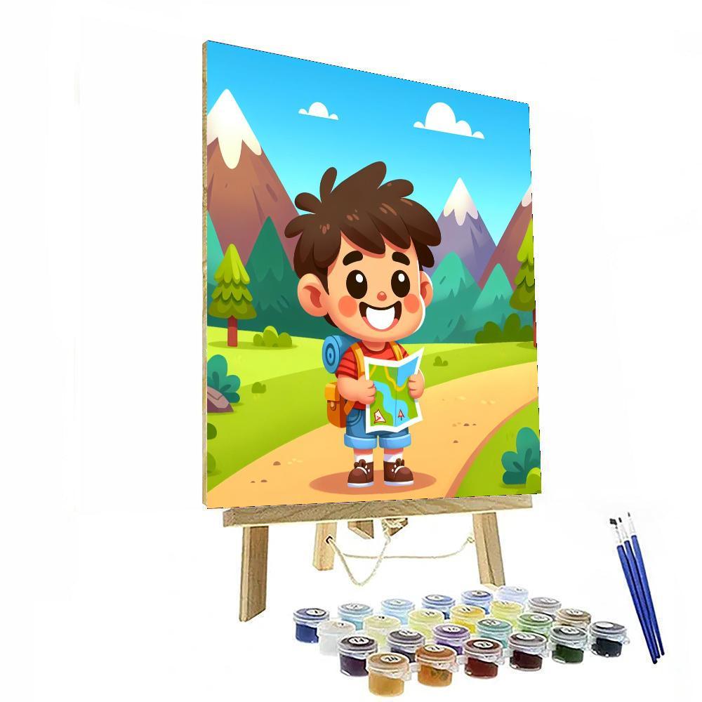 Little Explorer Adventures Painting Number Kit