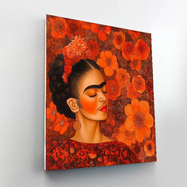 Frida Kahlo Inspired Embers Of Resilience  Paint By Numbers Art