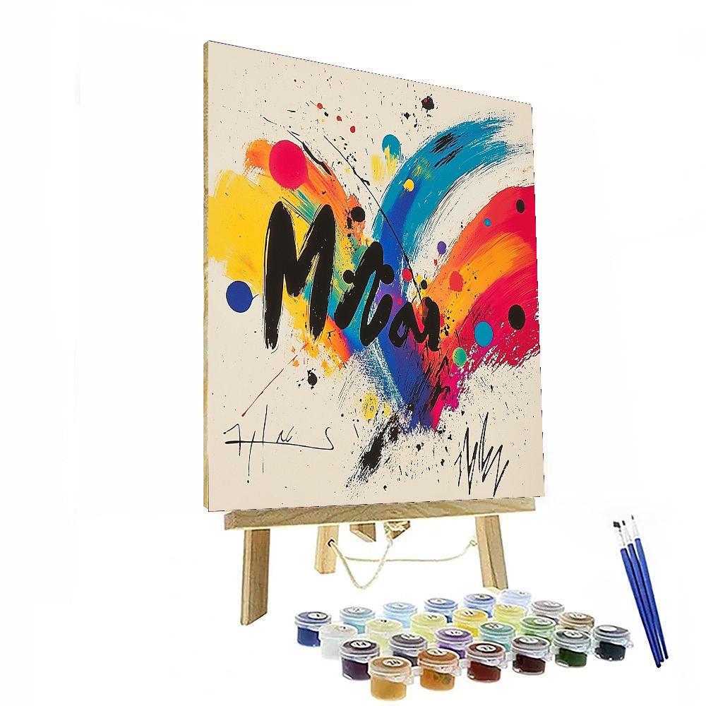 Joan Miró Inspired Joyful Crescendos  Paint By Color