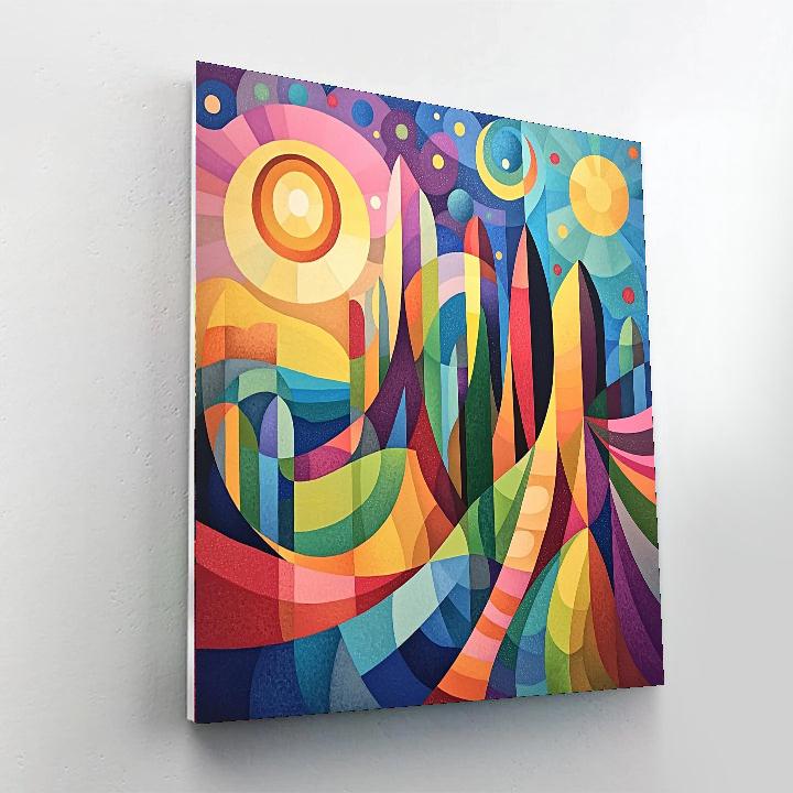 Paul Klee Inspired Fantasy Forms  Painting Number Kit