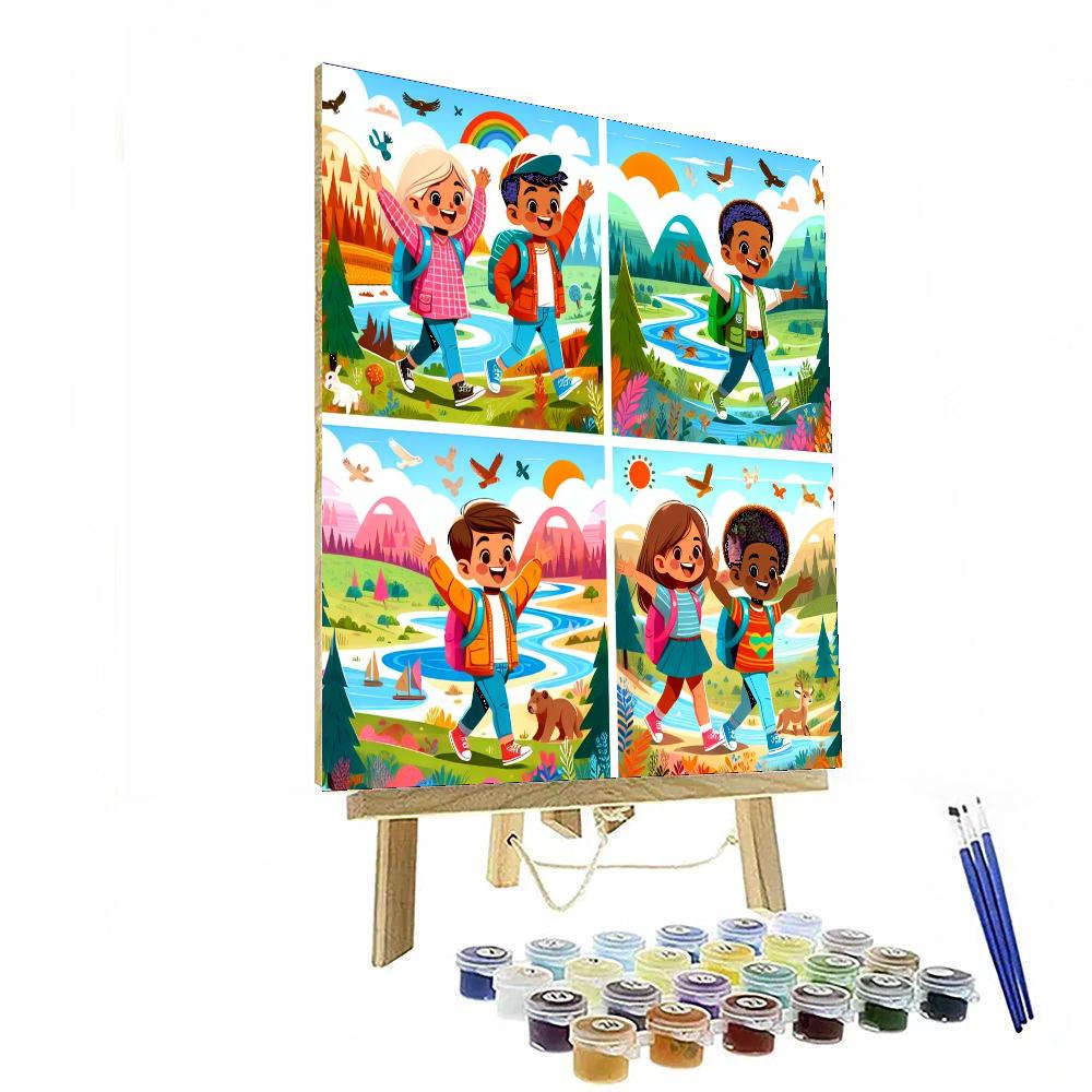 Nature Explorer's Journey Number Painting