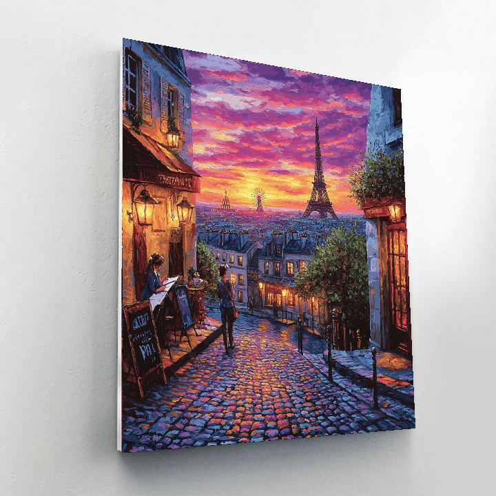 Montmartre - Paris, France Numbered Painting Kits