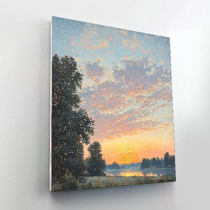 Edgar Degas Inspired Hues Of A Serene Dawn  Numbered Painting Kits
