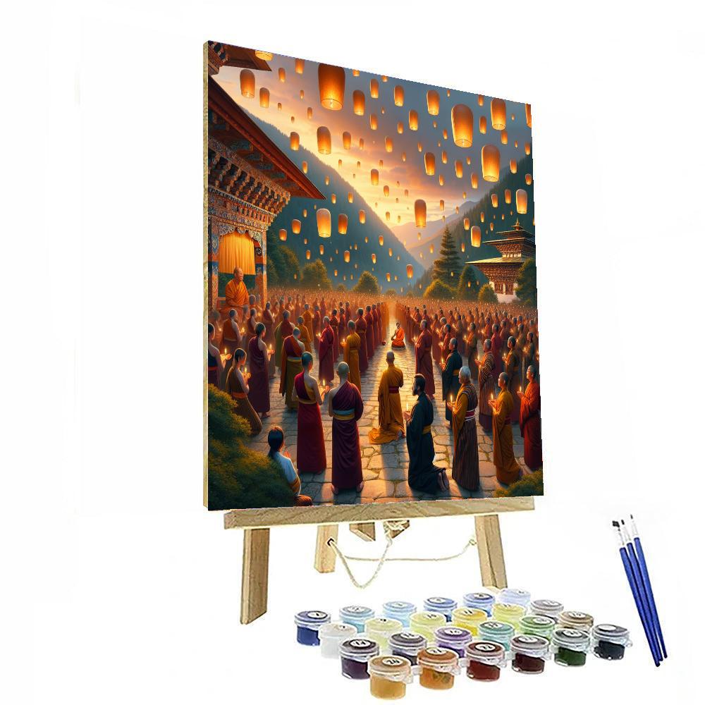 Wesak - Bhutan Numbered Painting Kits