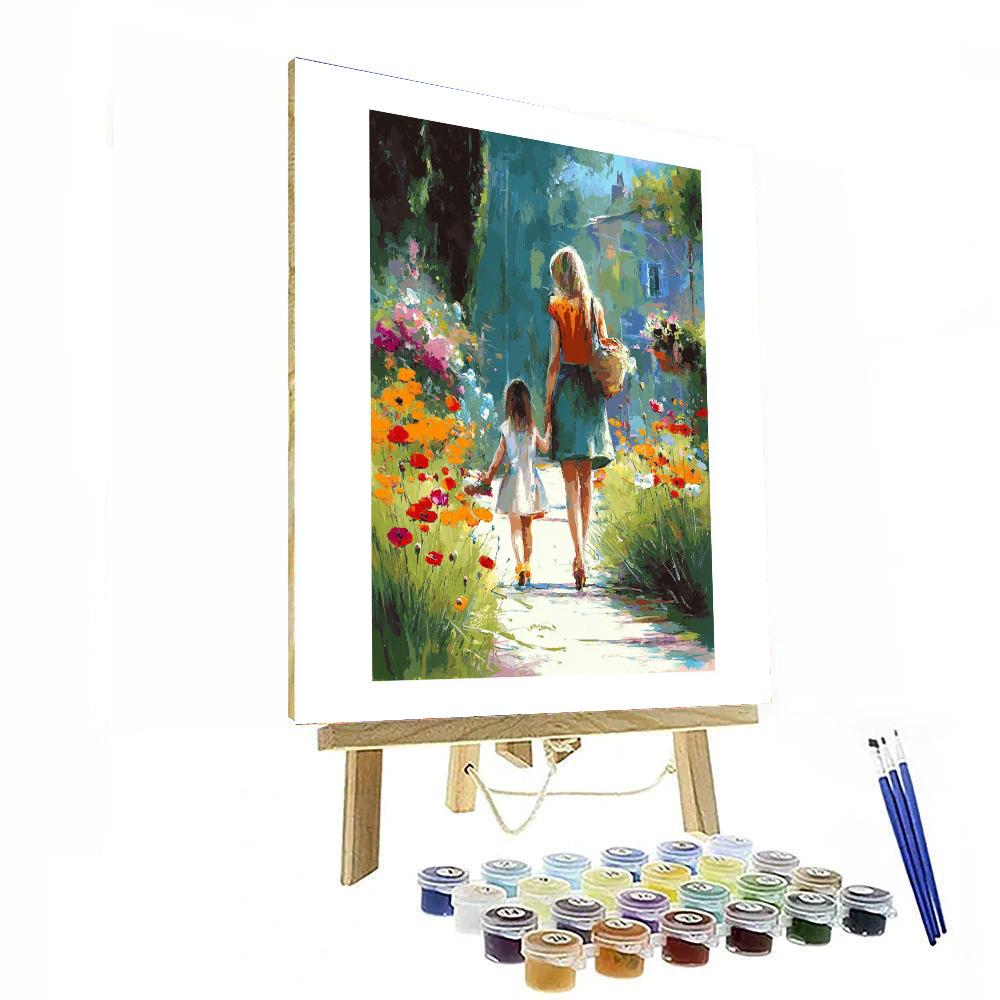 A Walk In The Garden Paint By Number