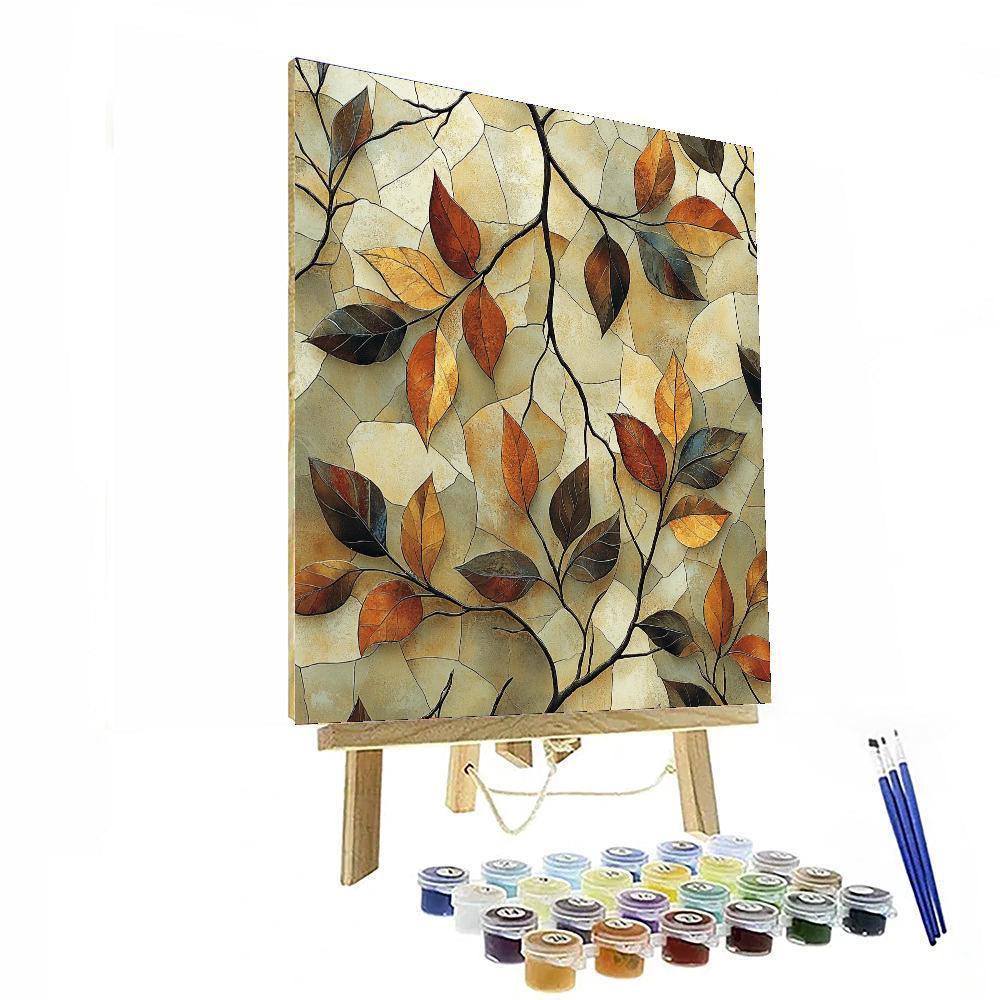 Leonardo Da Vinci Inspired Harmony In Patterns  Paint By Numbers Kits