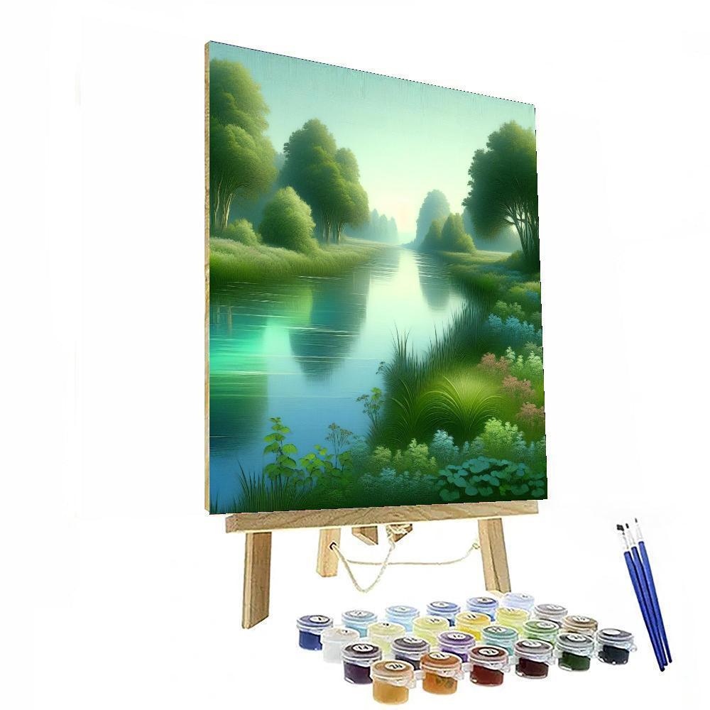 Serenity By The River Paint By Number