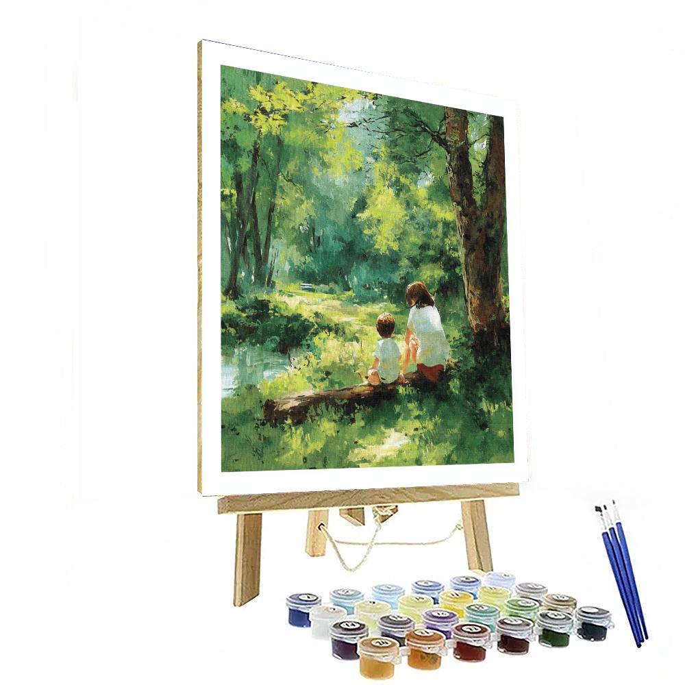 Nature's Maternal Symphony Paint By Number