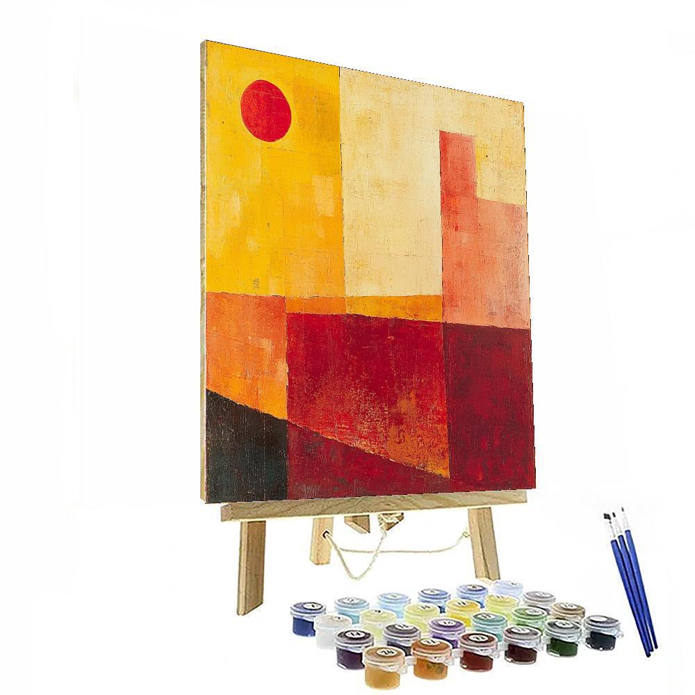 Paul Klee Inspired Balance Of Color And Form  Paint By Number