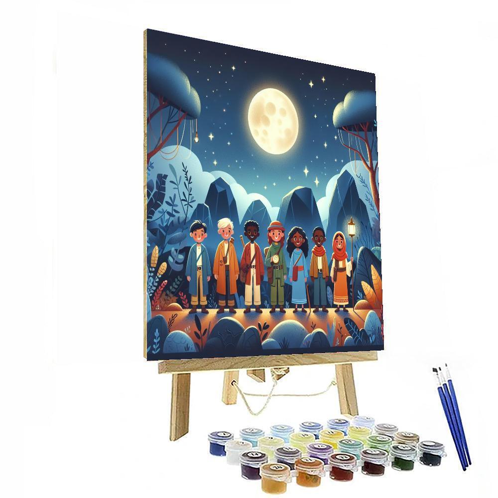Moonlit Adventure Painting Number Kit