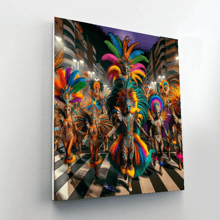 Carnival Of Santa Cruz De Tenerife - Canary Islands DIY Paint By Numbers