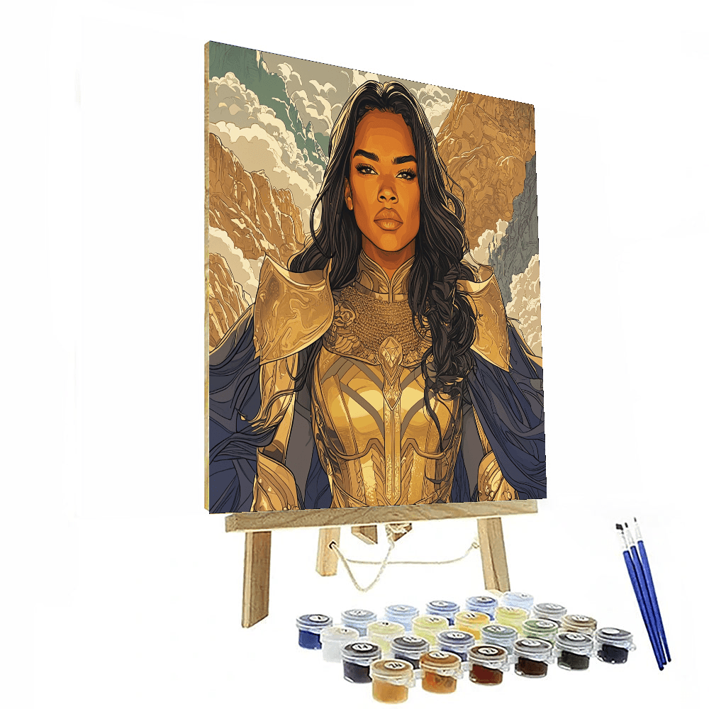 Tessa Thompson: The Bold Valkyrie Of Representation Paint By Numbers