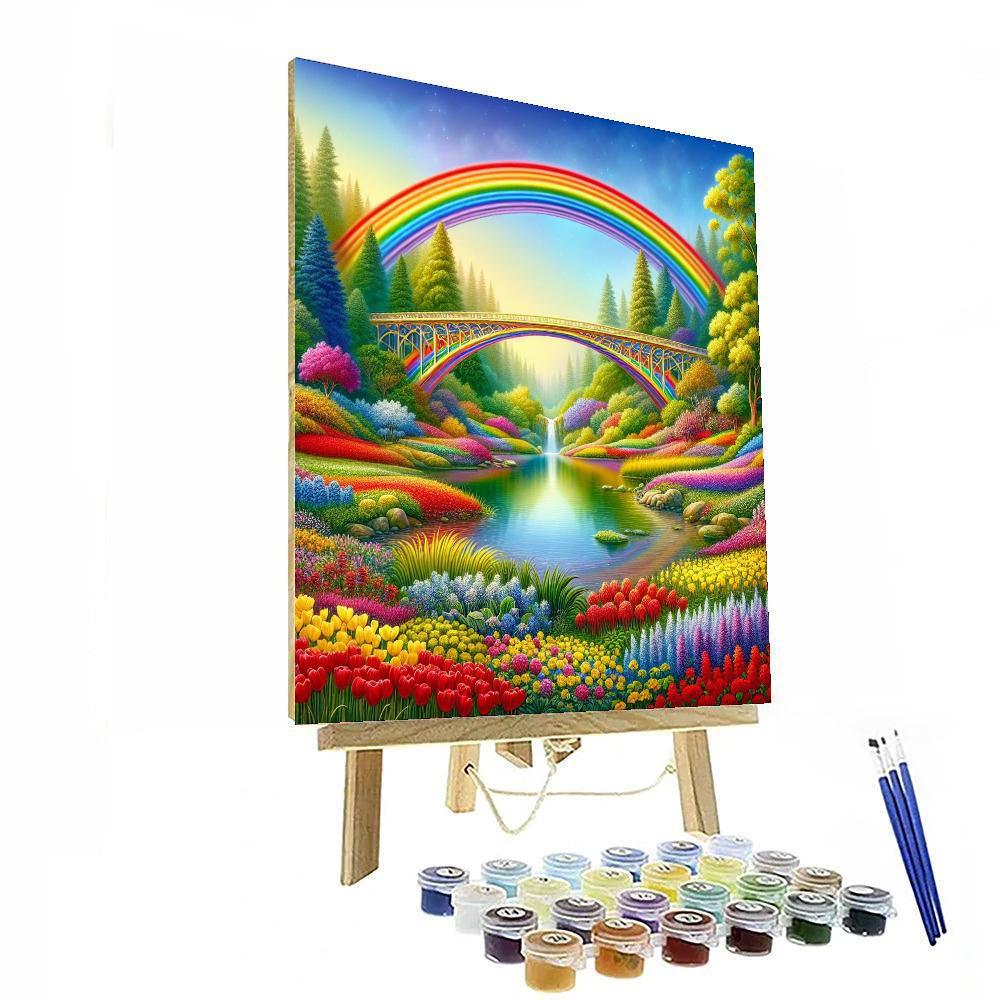 Radiant Rainbow Bridge Numbered Painting Kits
