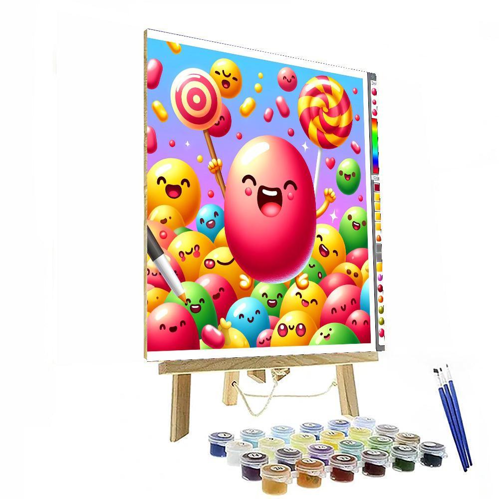 Joyful Jellies Painting By Numbers Kit