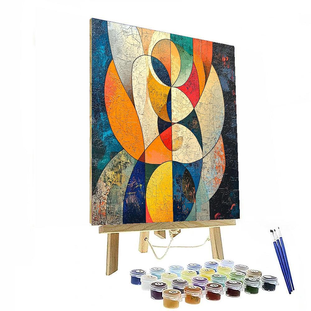 Frida Kahlo Inspired A Dance With Shadows  Paint By Numbers Art