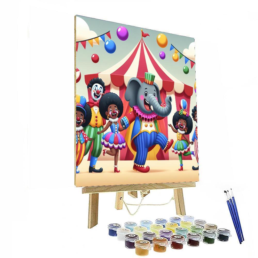 Jolly Circus Adventure Paint By Color