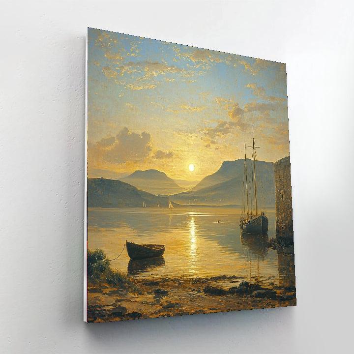 J.M.W. Turner Inspired Turner's Tranquil Horizon  Numbered Painting Kits