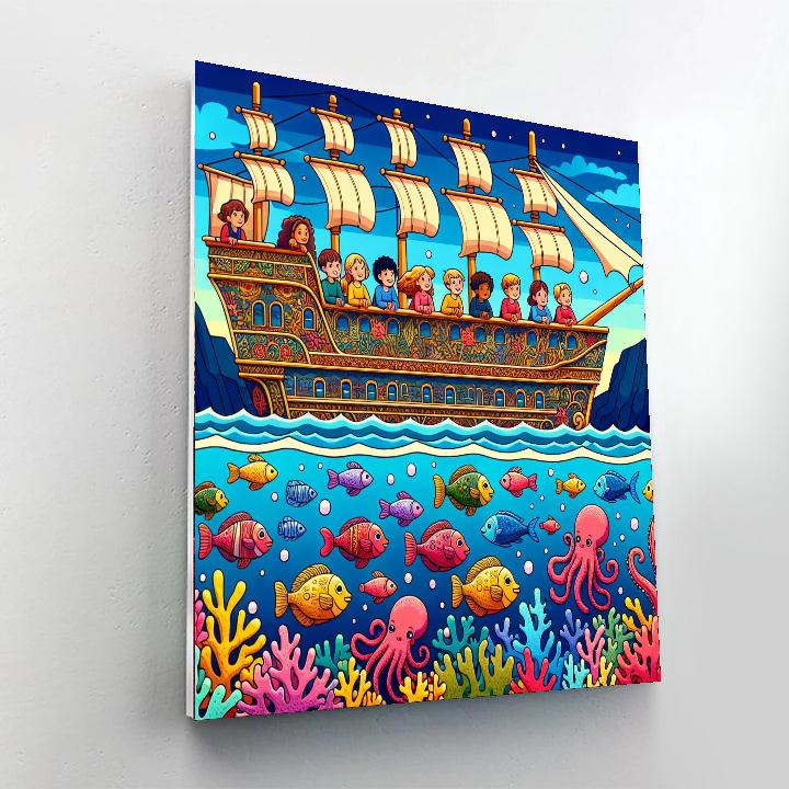 Oceanic Discovery Voyage Number Painting