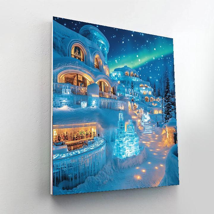 Lapland's Snow Village - Finland Numbered Painting Kits