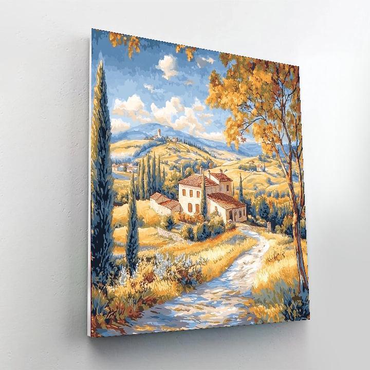 Sandro Botticelli Inspired Botticelli's Harmonious Vista  DIY Paint By Numbers