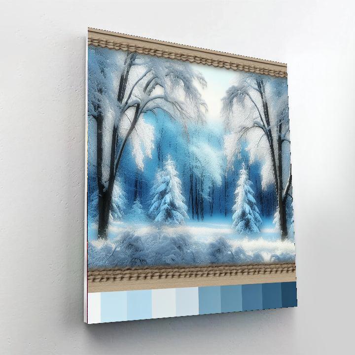Winter's Woodland Magic Paint By Numbers Kits