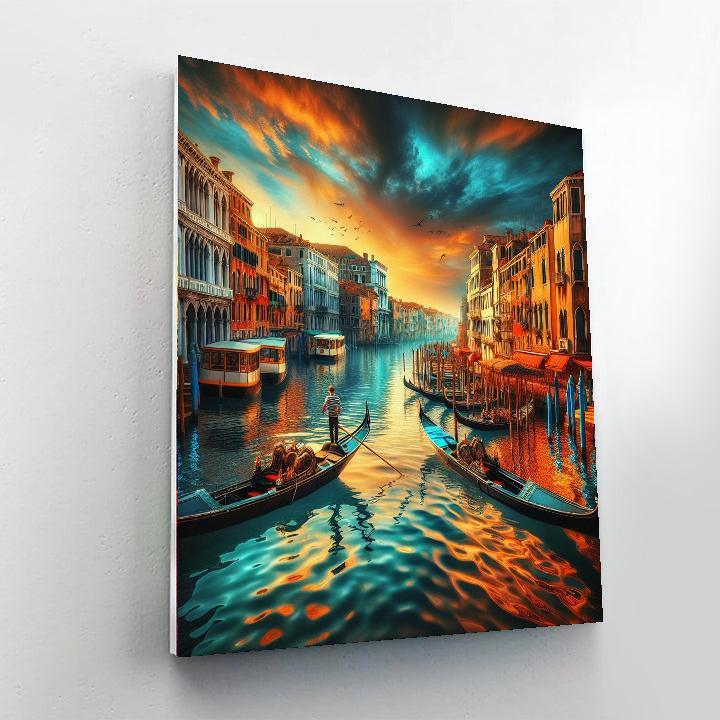 Venetian Canal Beauty Paint By Color