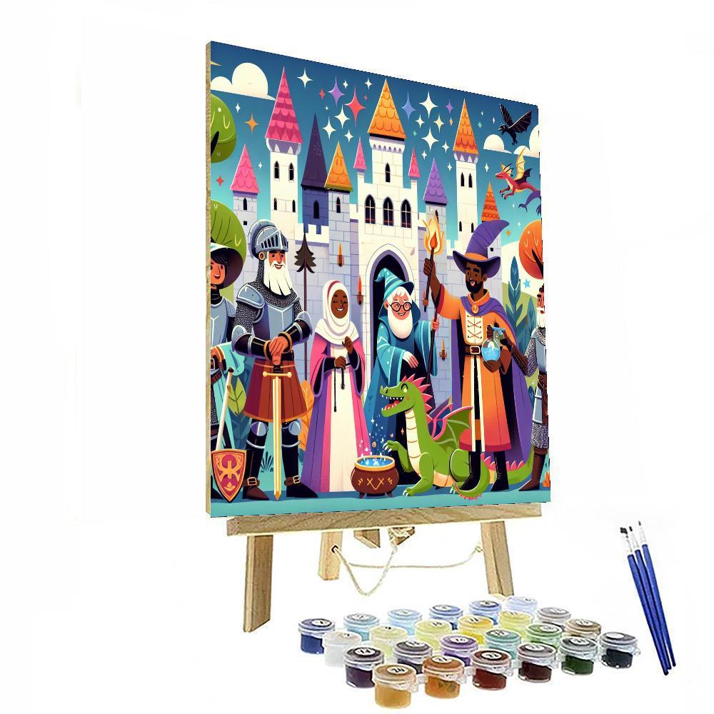 Adventurous Castle Quest Paint By Numbers Kits