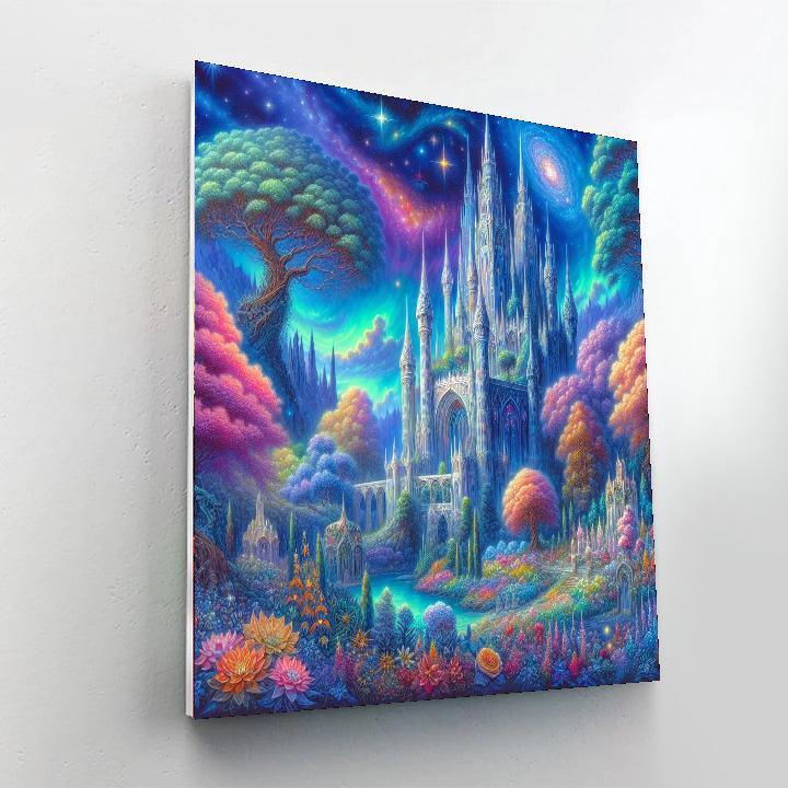Enchanted Castle Escape Painting By Numbers Kit
