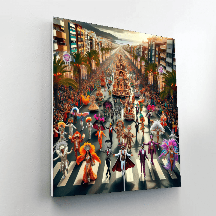 Las Palmas De Gran Canaria Carnival - Spain Paint By Number