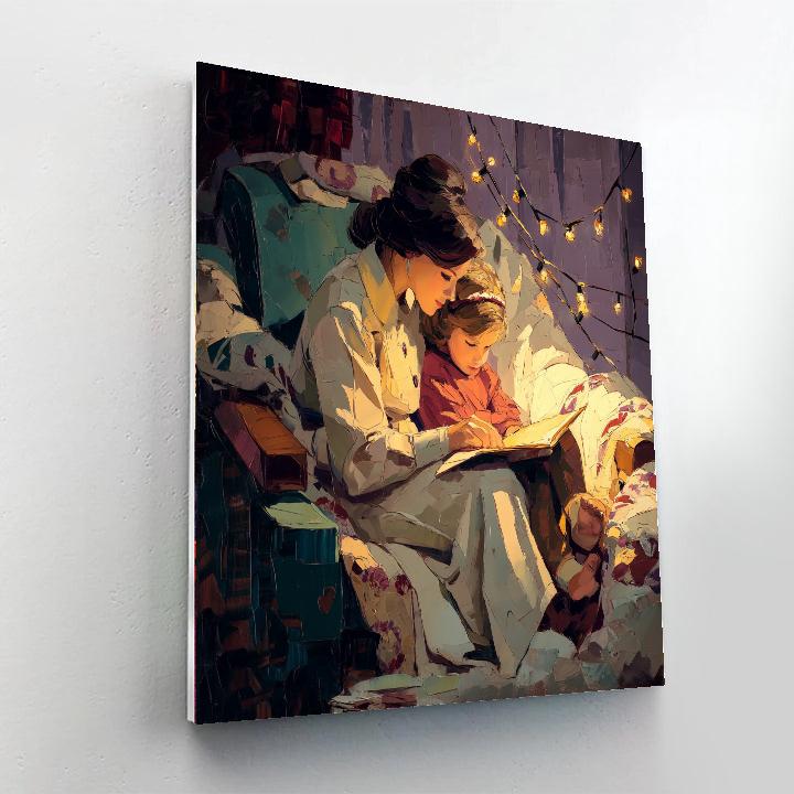 Mom's Storytime Haven Painting Number Kit