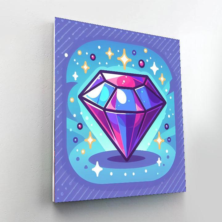 Glittering Gemstone DIY Paint By Numbers