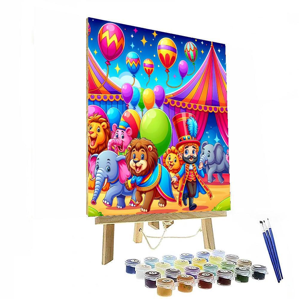 Fairytale Animal Circus Paint By Numbers Kits