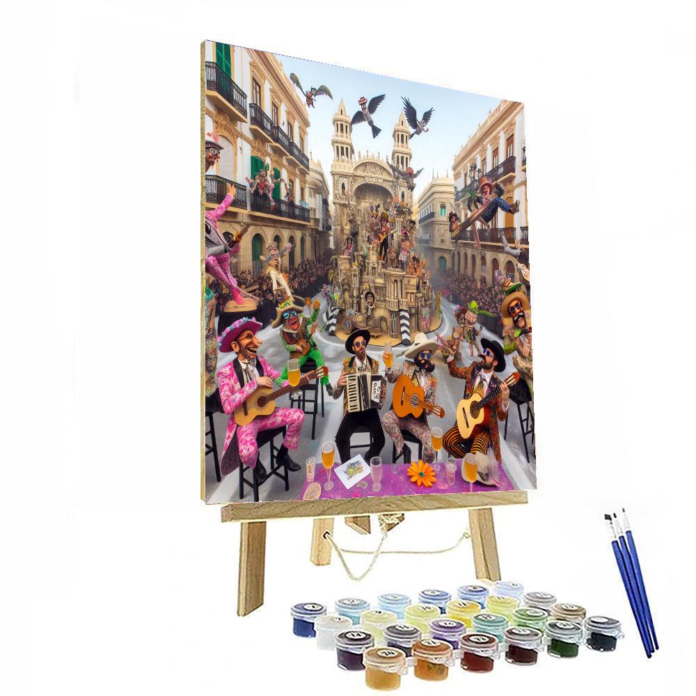 El Carnaval De Cádiz - Cádiz Paint By Numbers Kits