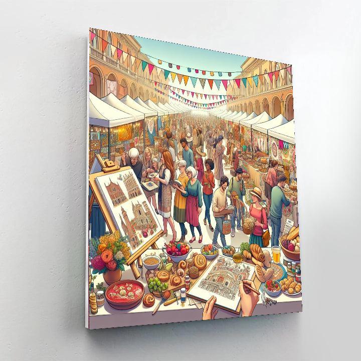 Bologna Fairs And Festivals Paint By Color