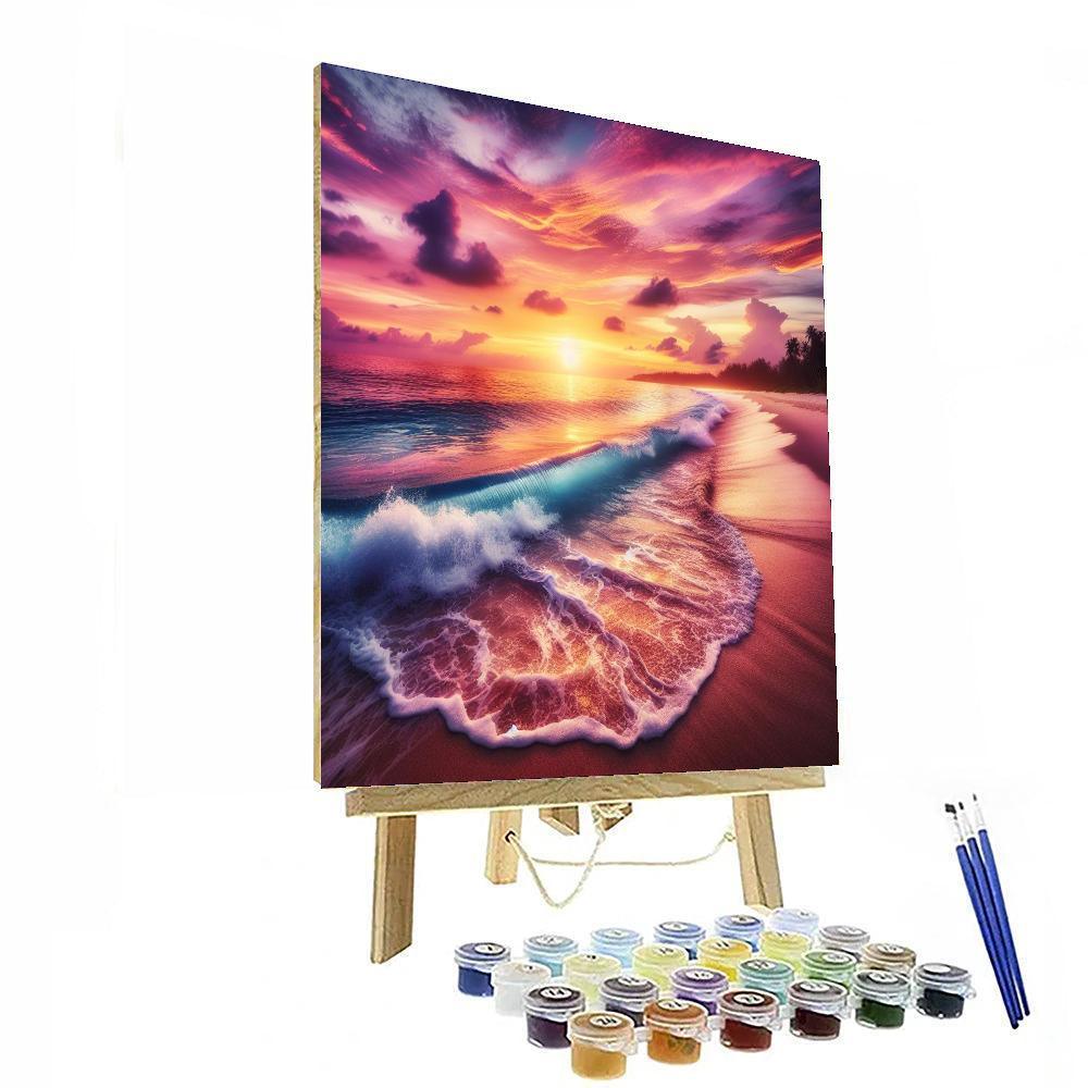 Tranquil Ocean Retreat Paint By Color