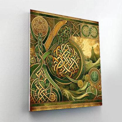 Historic Celtic Traditions Painting Number Kit