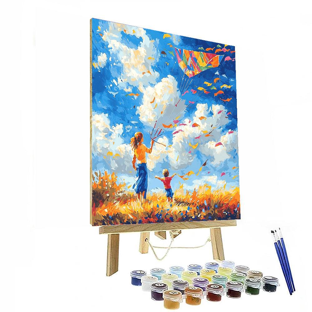 Kite Flying Joy Paint By Number