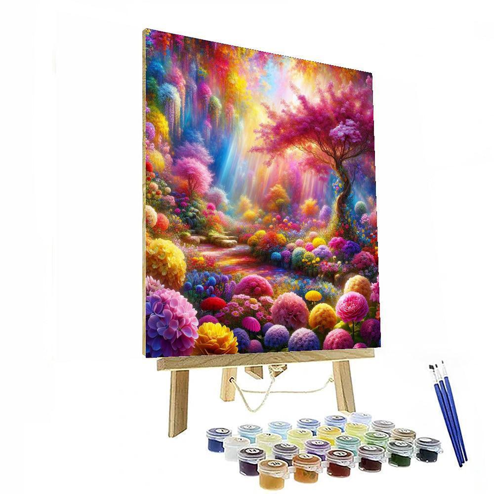 Radiant Bloom Numbered Painting Kits