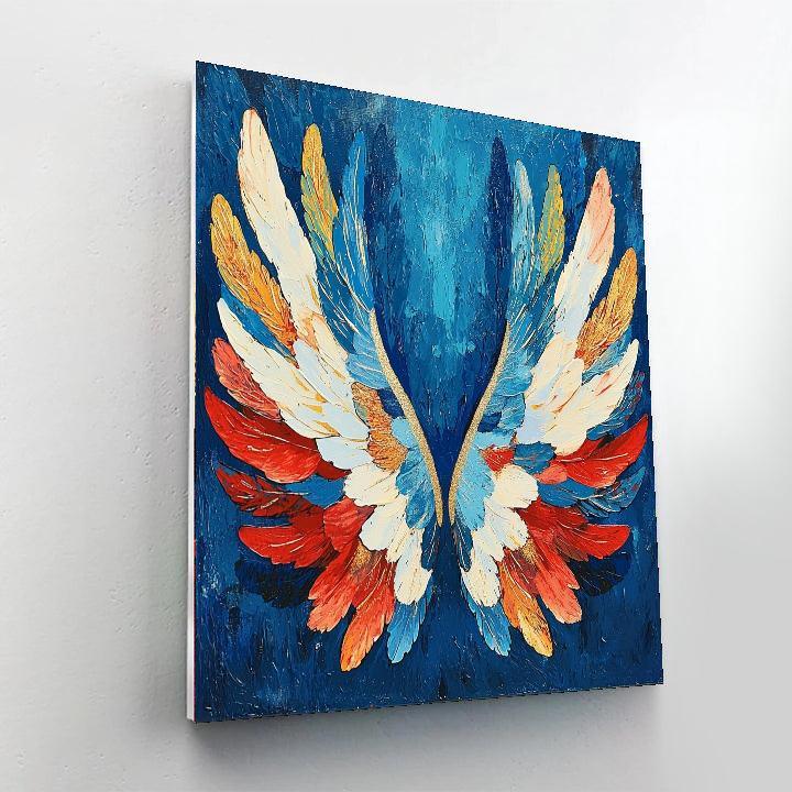 Frida Kahlo Inspired Wings Of Identity  Paint By Numbers Art