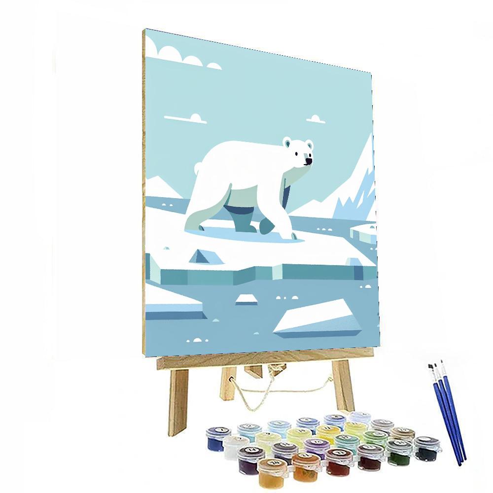 Polar Bear's Arctic Expedition Numbered Painting Kits