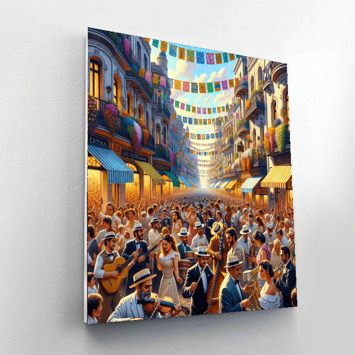 Día De La Música - France Paint By Color