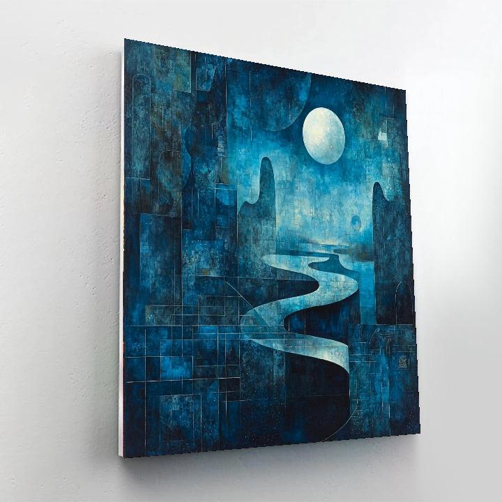 Max Ernst Inspired Nocturnal Elegance  Paint By Numbers Art