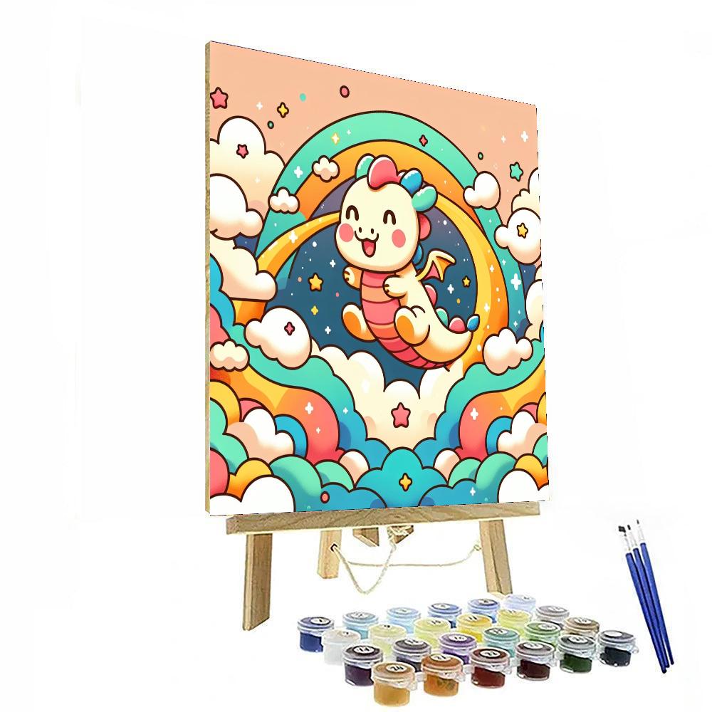Bouncing Dragon Paint By Numbers Kits