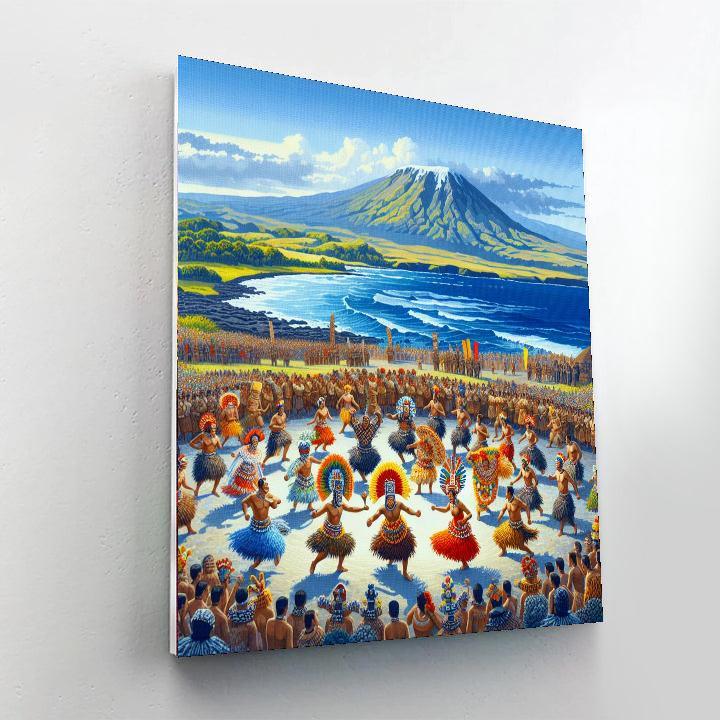 Rapa Nui Tapati Festival - Easter Island Paint By Numbers Kits