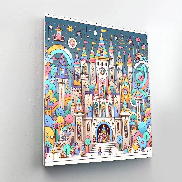 Merry Magical Kingdom Painting Number Kit