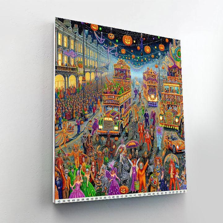 Kawasaki Halloween Parade - Japan Painting By Numbers Kit