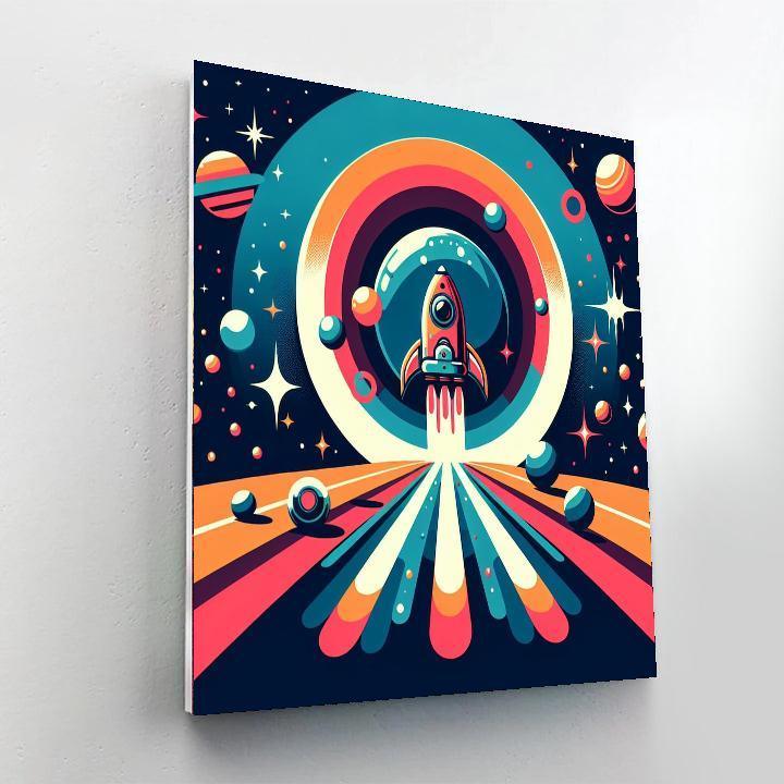 Space Frontier Paint By Numbers Art