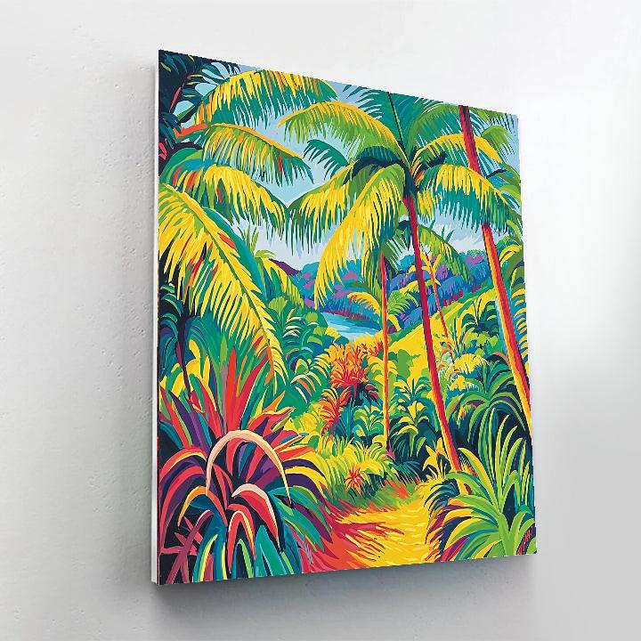 Henri Rousseau Inspired Tropical Symphony  Paint By Numbers Kits